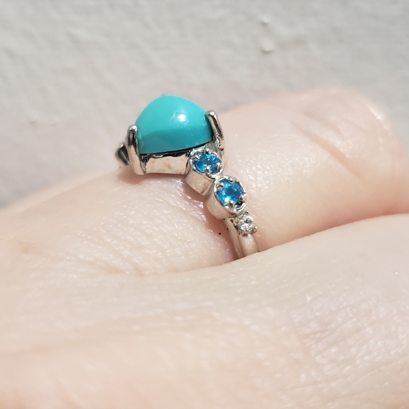 JTV Sleeping Beauty Turquoise Ring - Picture 5 of 9
